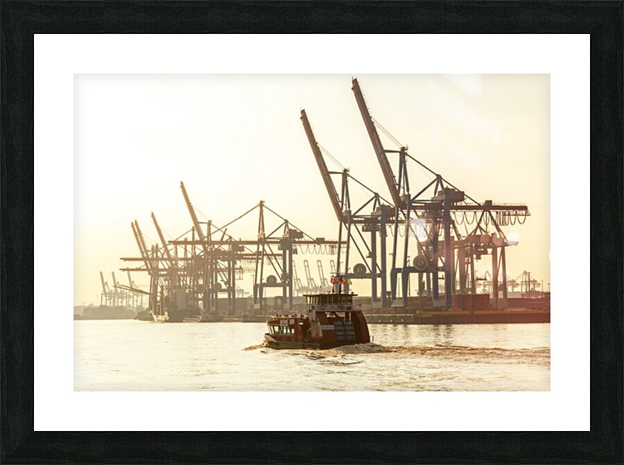 Harbor Ferry Picture Frame print