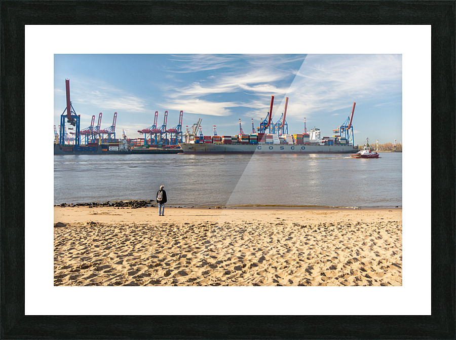Ship Spotting Picture Frame print