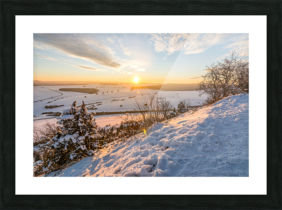 Winter Landscape Picture Frame print