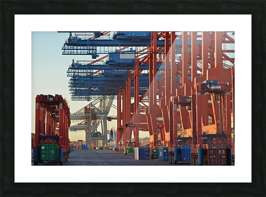 Harbor Terminal Picture Frame print