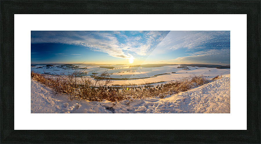 Winter Panorama Picture Frame print