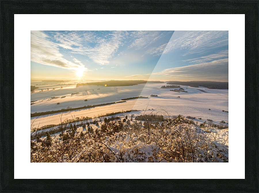 Winter View  Picture Frame print
