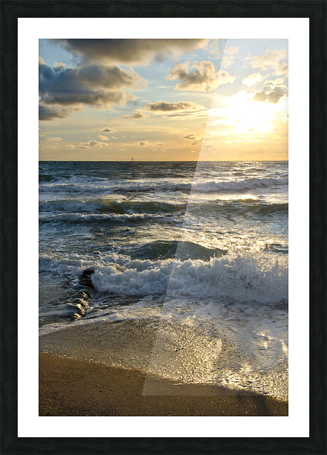 Breakwater Sundown Picture Frame print