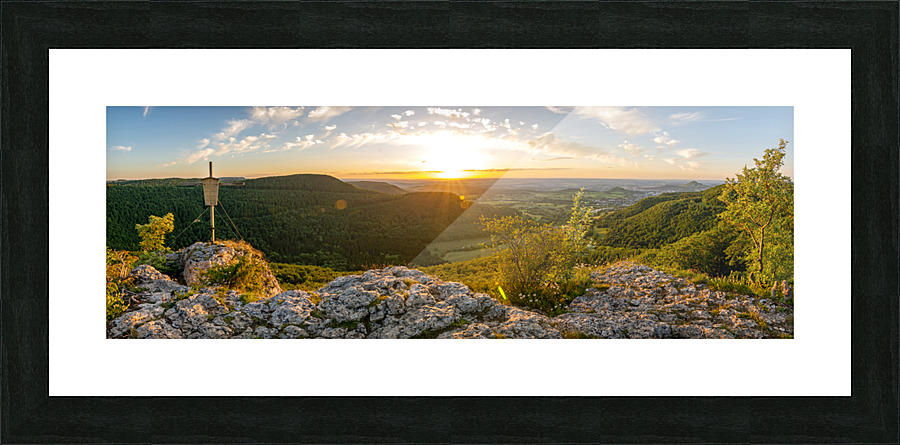 Rock Ledge Panorama Picture Frame print