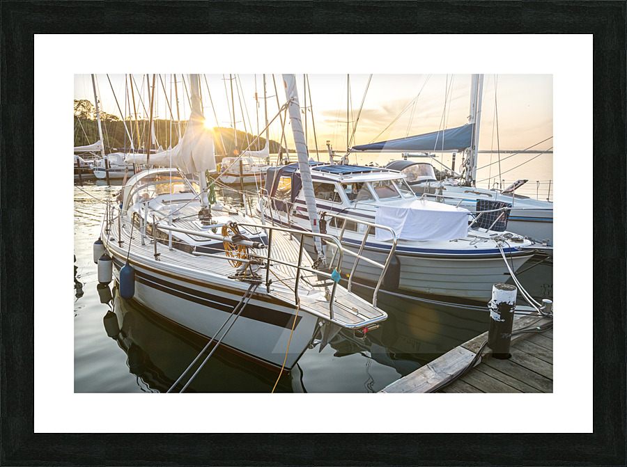 Marina at Sunset Picture Frame print