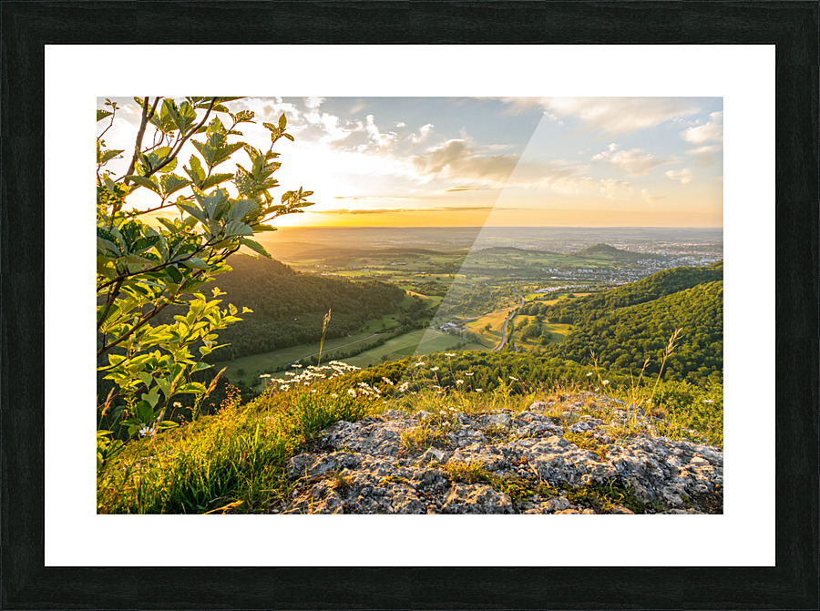 Rock Ledge Sunset Picture Frame print
