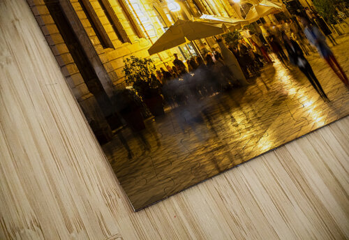 Night shot of square and baroque buildings in beautiful ancient Italian city Syracuse on the island of Sicily caladoart puzzle