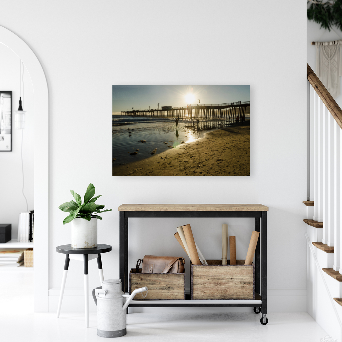 California Sunset Reproduction