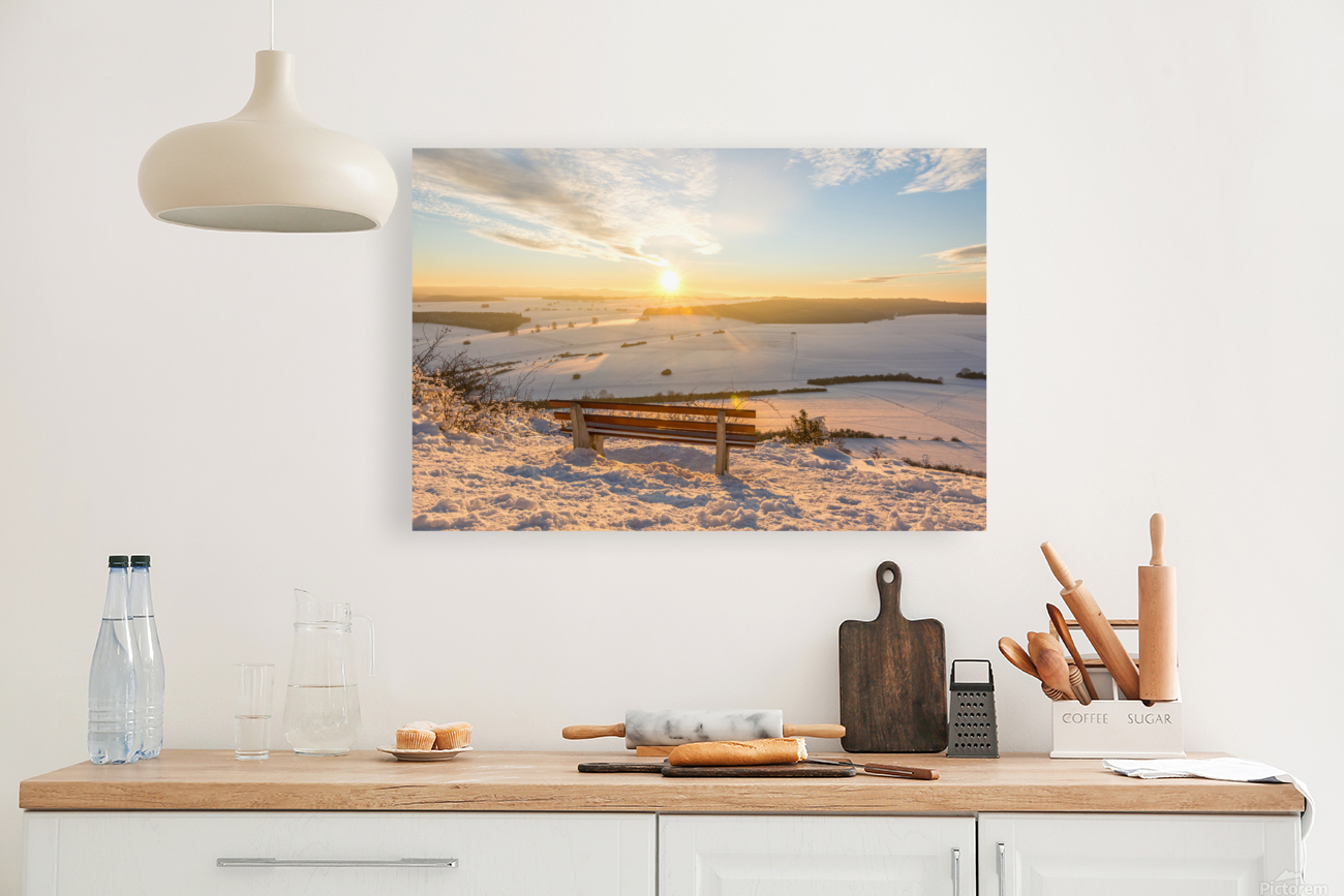 Winter Bench Reproduction