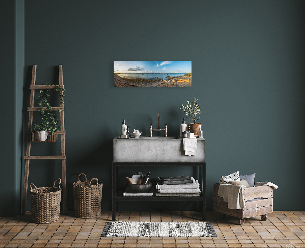Baltic Sea Panorama Reproduction