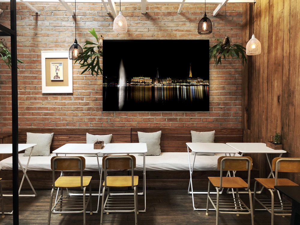 Alster Night Shot Reproduction