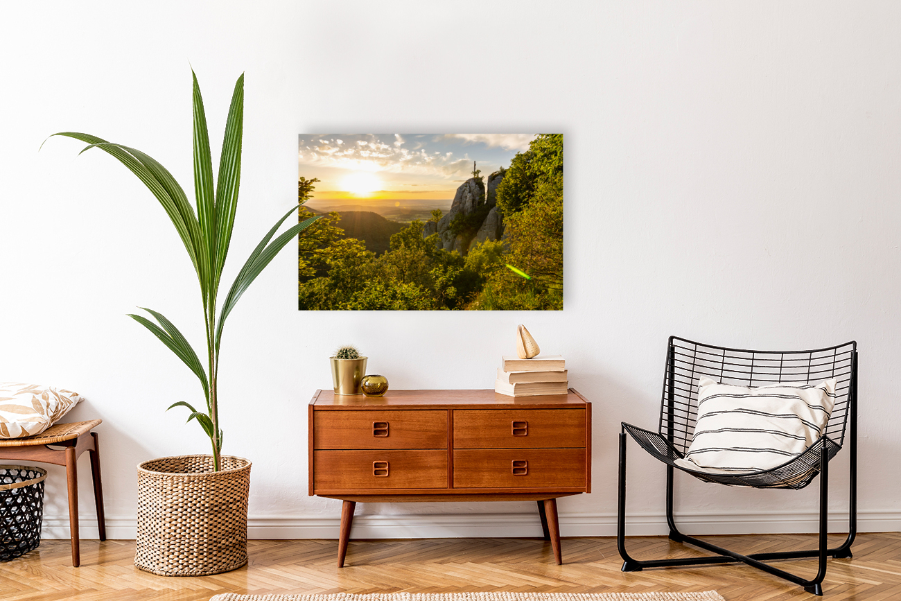 Sunset Mountain View Reproduction