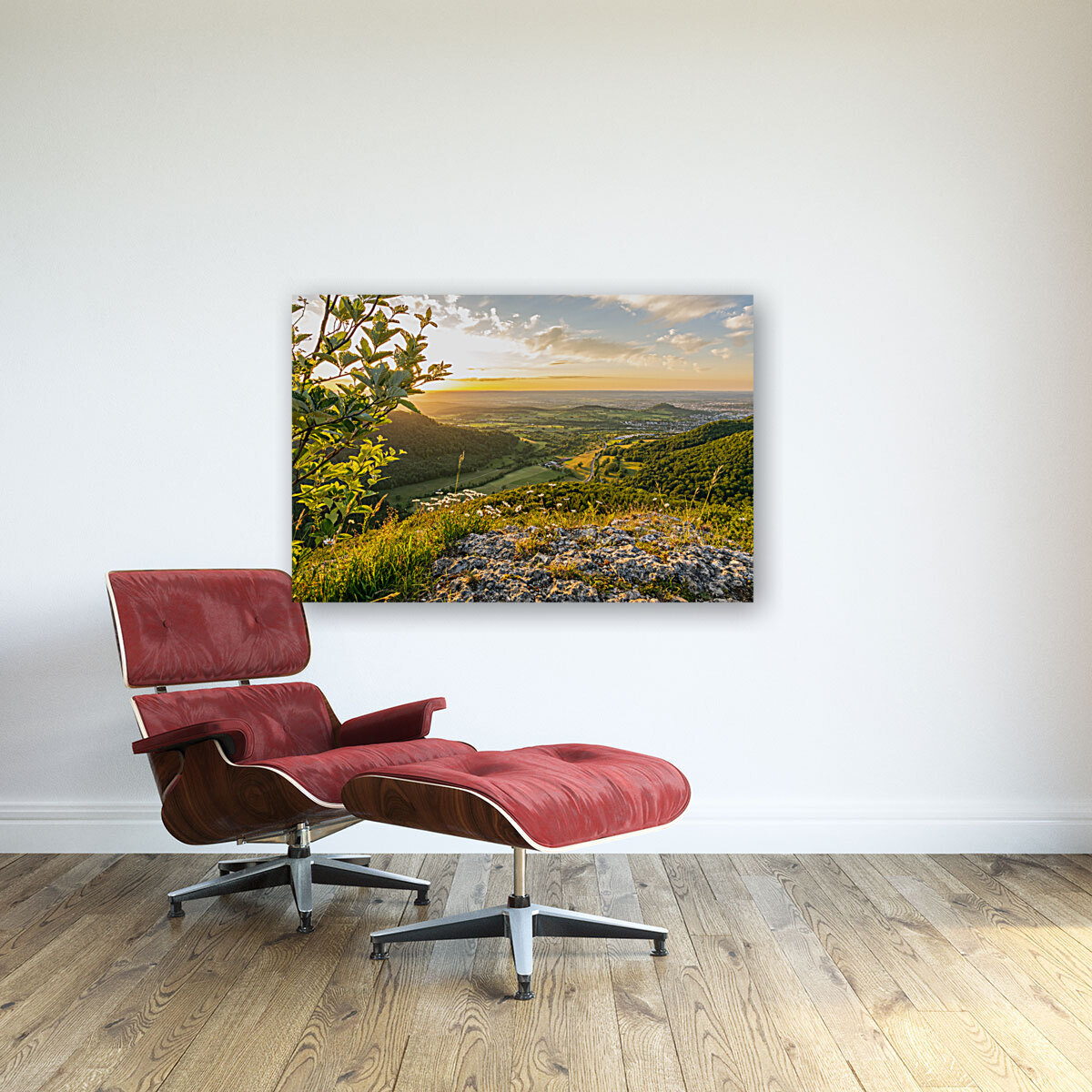 Rock Ledge Sunset Reproduction
