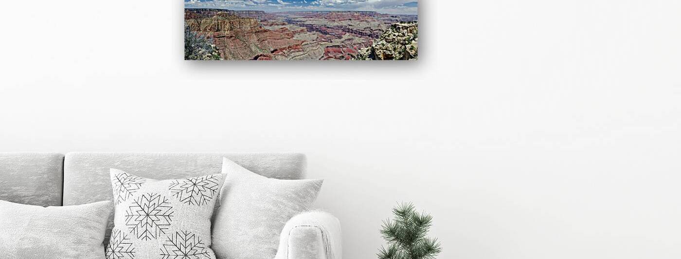 High resolution widescreen panorama shot of the Grand Canyon by caladoart