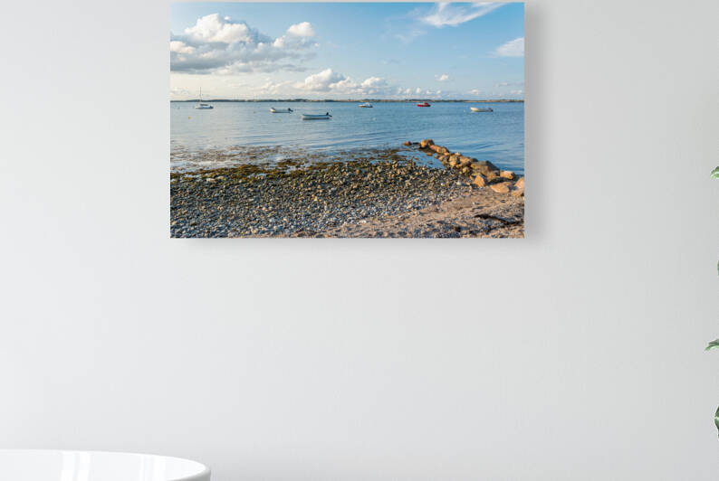 Beach at the Baltic Sea in Westerholz North Germany by caladoart