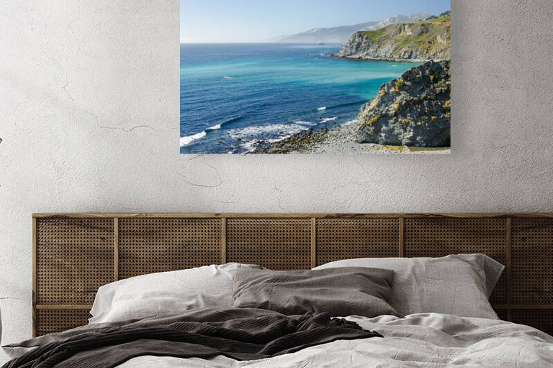 Pacific coast in California United States  by caladoart