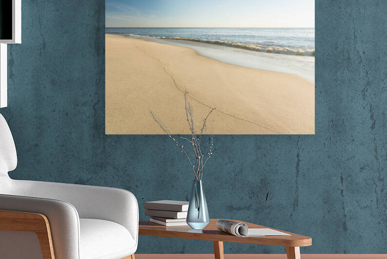 Beautiful beach on the island of Sylt in North Germany by caladoart