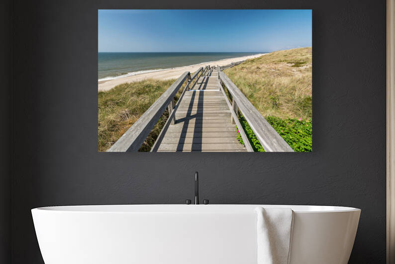 Foot Bridge in the Dunes by caladoart