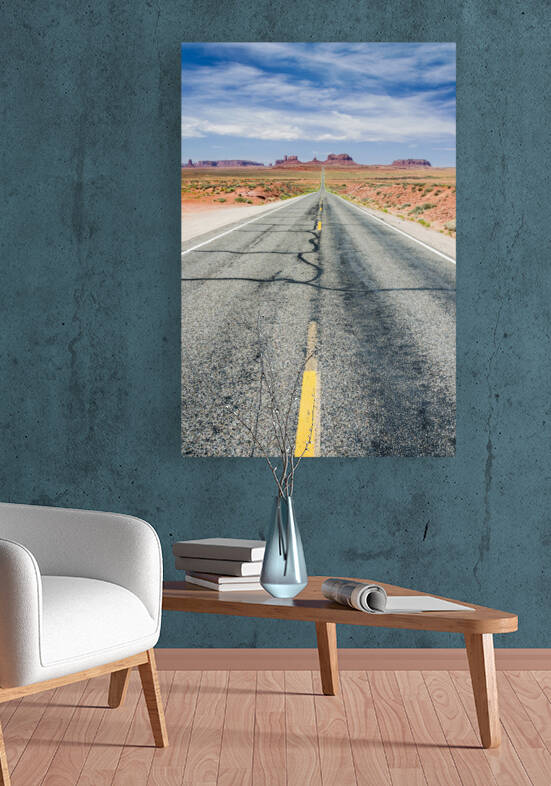 Road to Monument Valley by caladoart