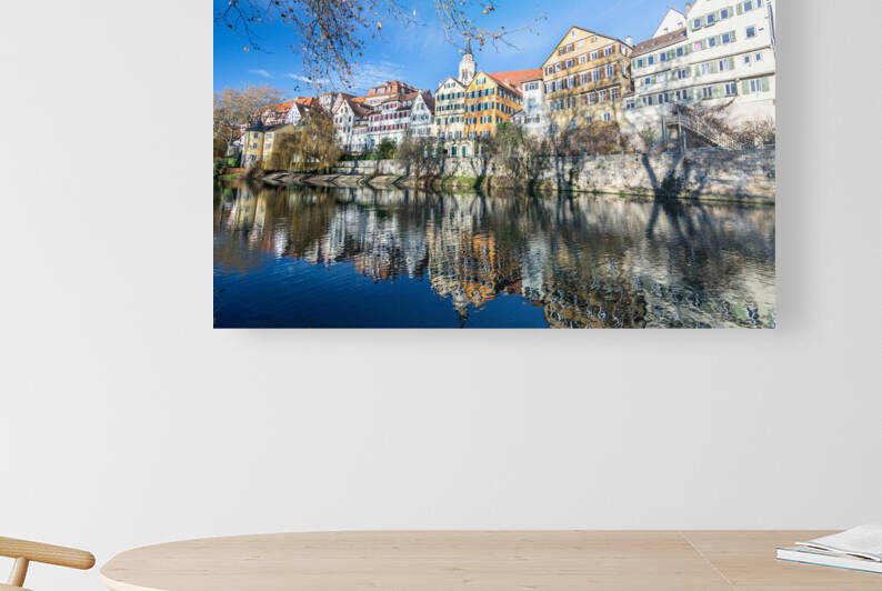 Old Town at the River by caladoart