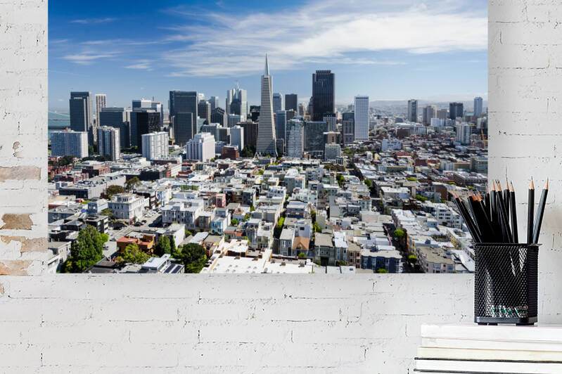 Downtown San Francisco by caladoart