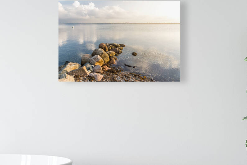 Rocks at the Baltic Sea by caladoart