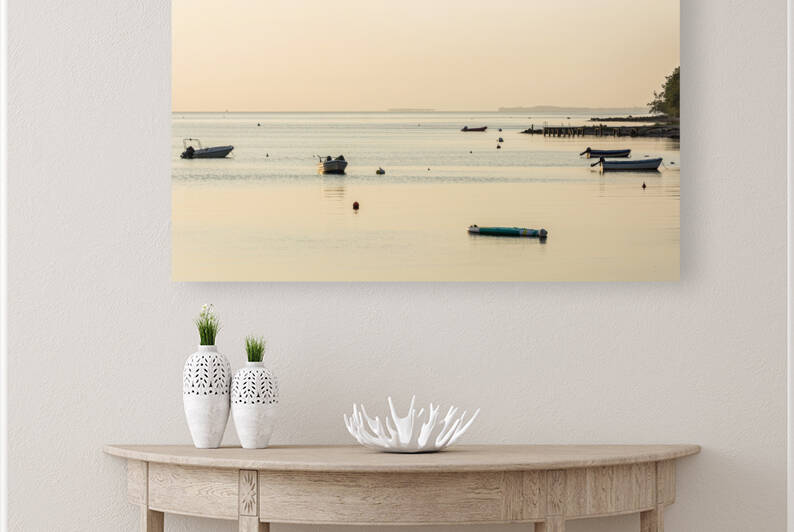 Sunrise over the Baltic Sea by caladoart