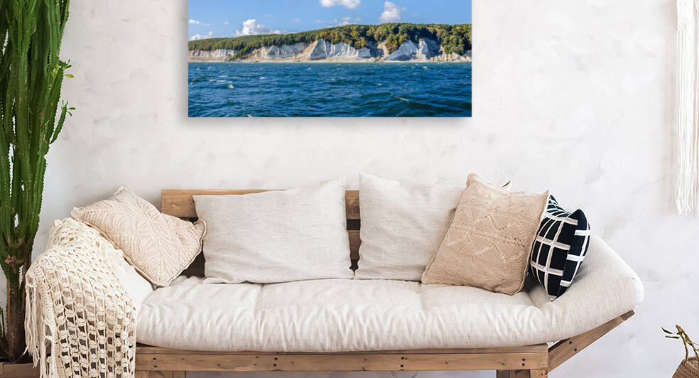 Chalk Cliff by caladoart