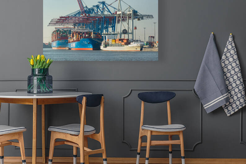 Tollerort Container Terminal by caladoart