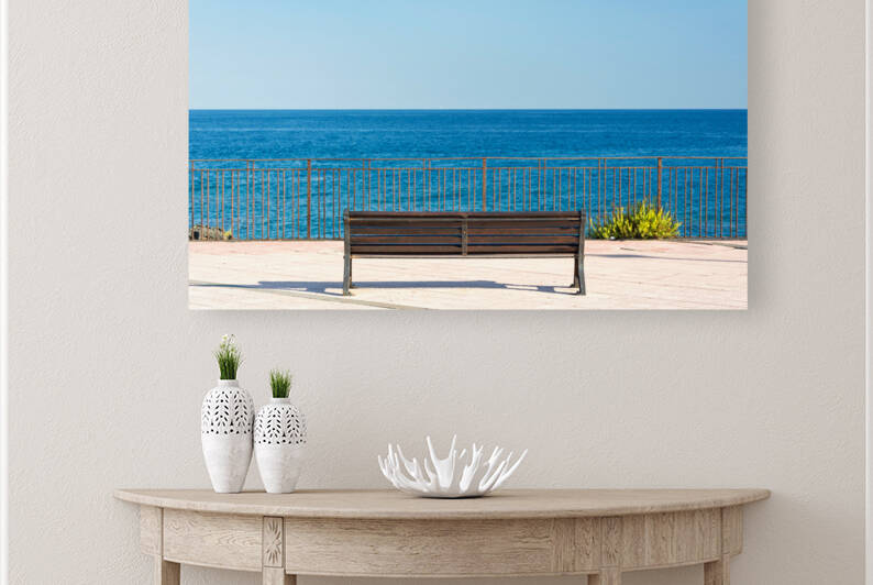 Ocean Bench by caladoart
