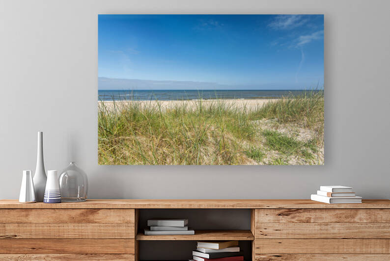 Ocean and Dunes by caladoart