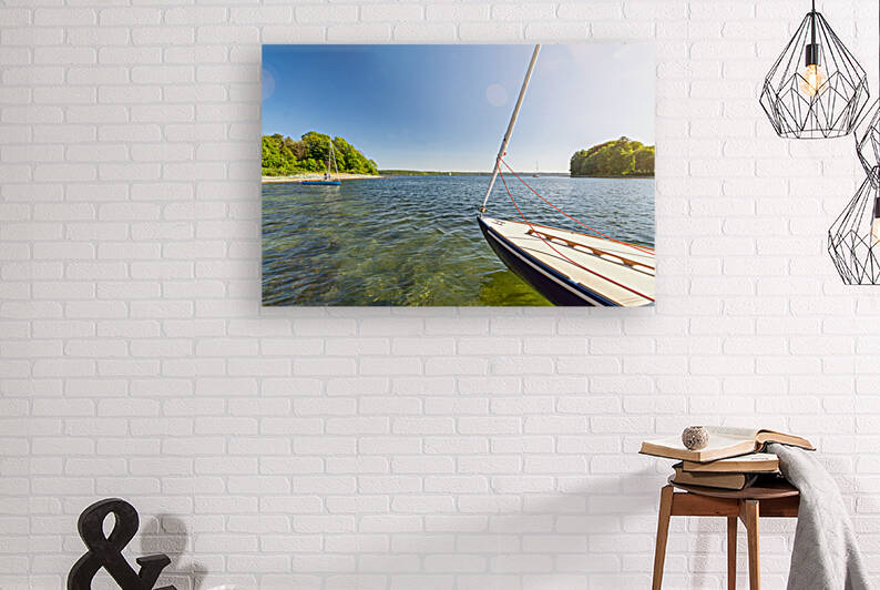 Anchoring in Beautiful Bay on Store Okseo by caladoart