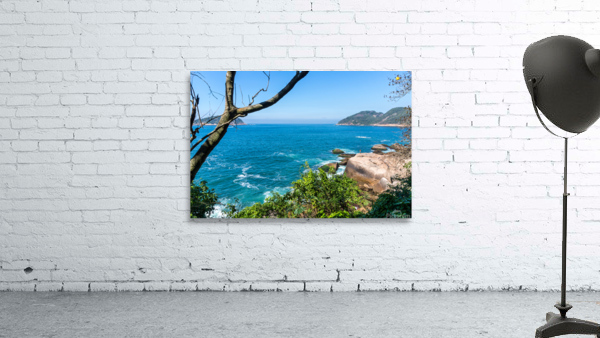 Lonely Fisherman in Rio de Janeiro Wall Preview