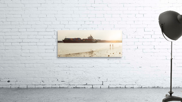 Urban Beach Sunset Wall Preview