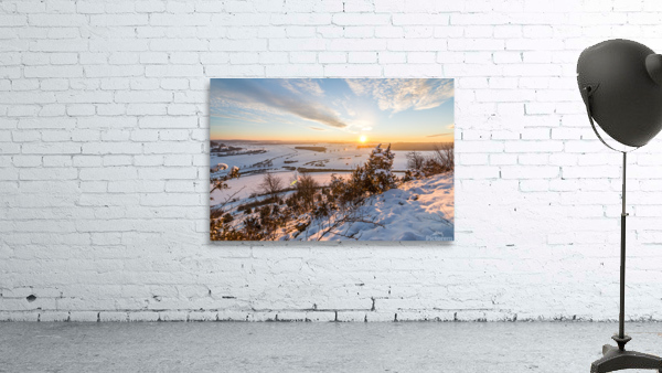 Snowy Winter Landscape Wall Preview