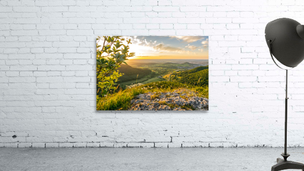 Rock Ledge Sunset Wall Preview