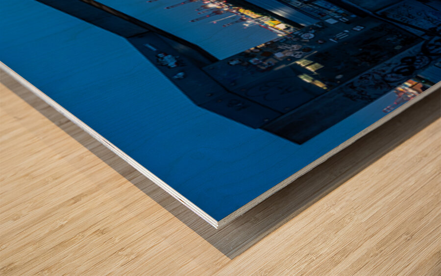 Dockland Frame Wood print