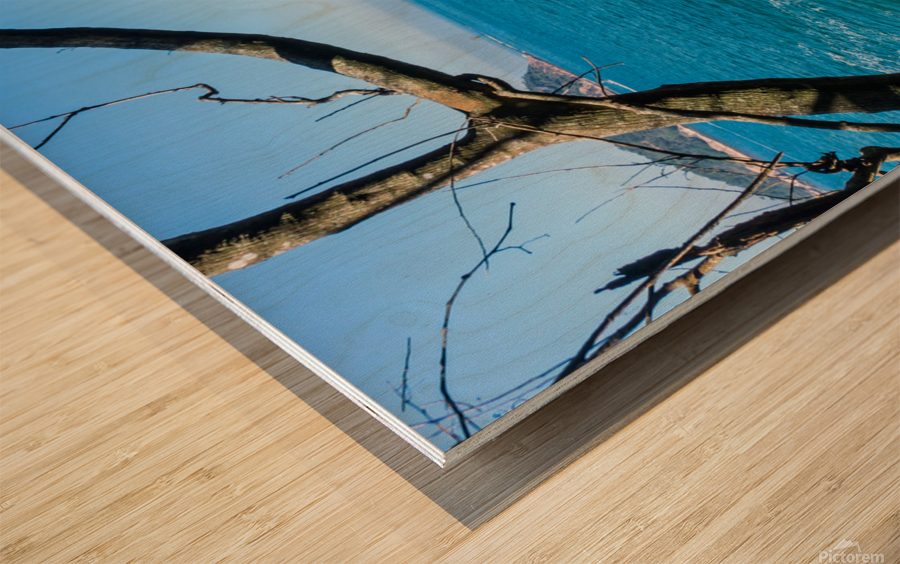 Lonely Fisherman in Rio de Janeiro Wood print