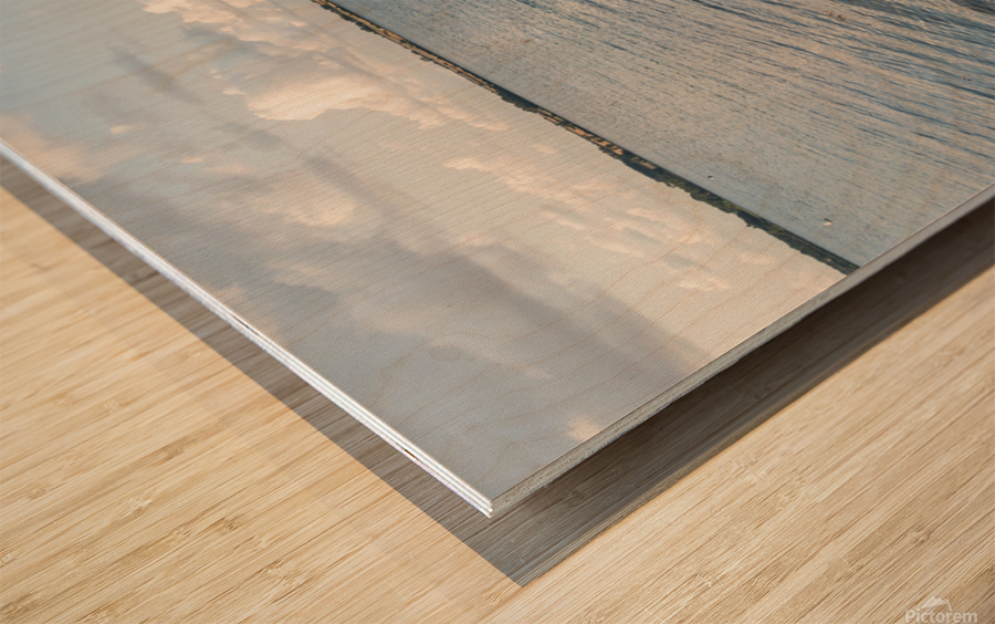 Baltic Sea at Sunset  Wood print