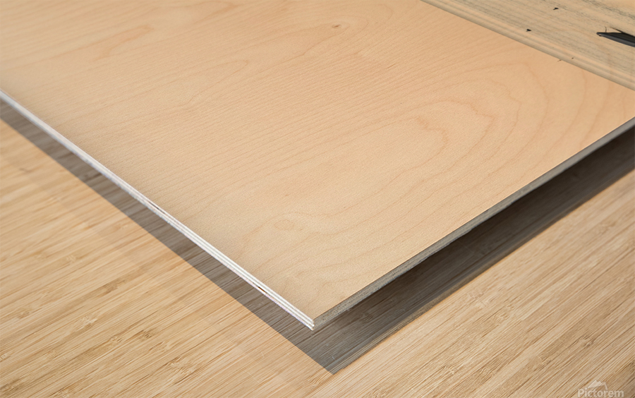 Sunrise over the Baltic Sea Wood print