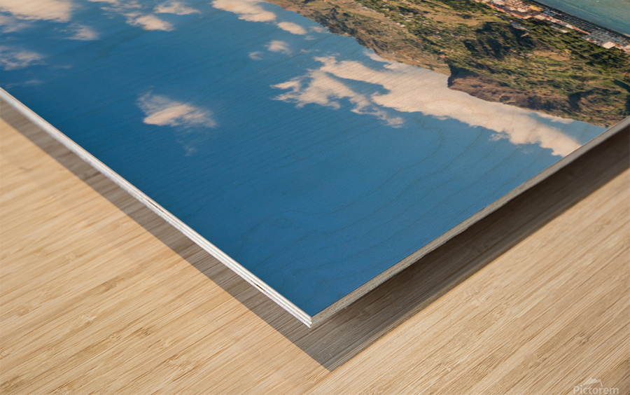 Giardini Taormina Wood print