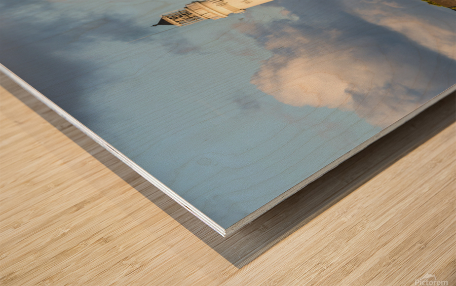 Lighthouse on Sylt Wood print