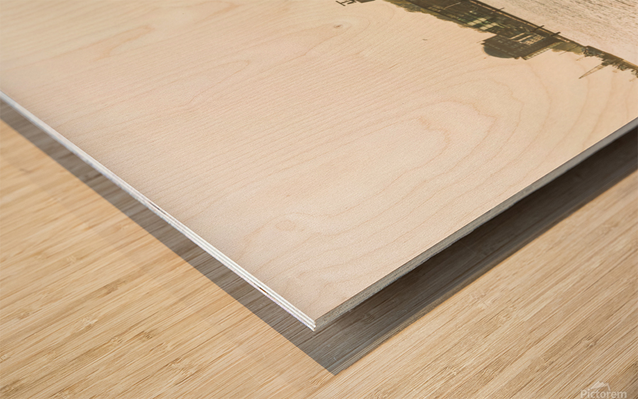 Departure Wood print