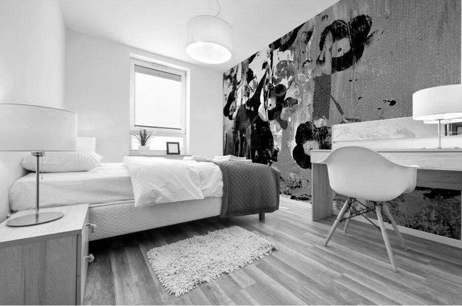 Flower Gunshot Mural print