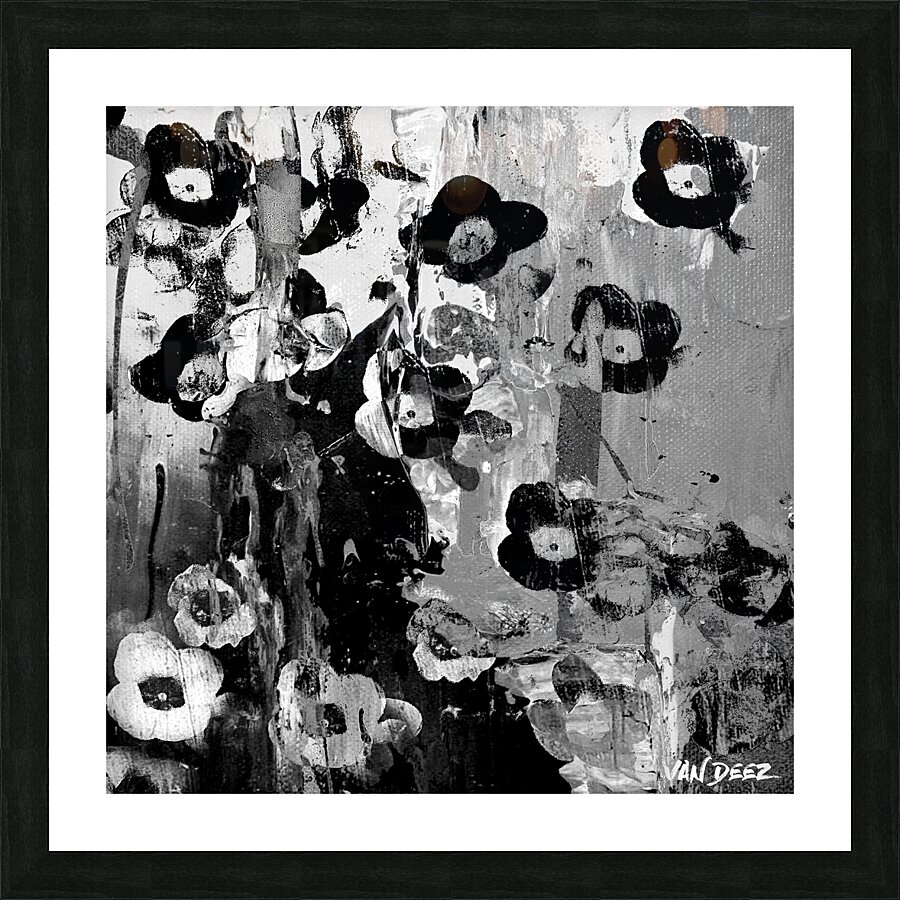 Flower Gunshot Picture Frame print