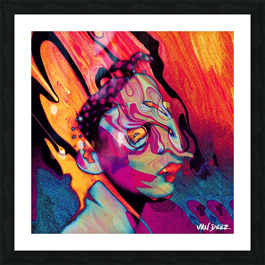 Van Dam Magera Mask Picture Frame print