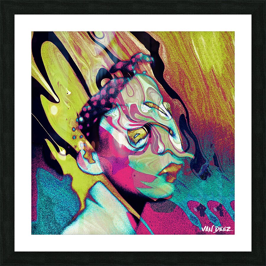 Van Dam Magera Mask Picture Frame print