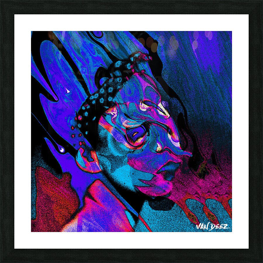 Van Dam Magera Mask Picture Frame print