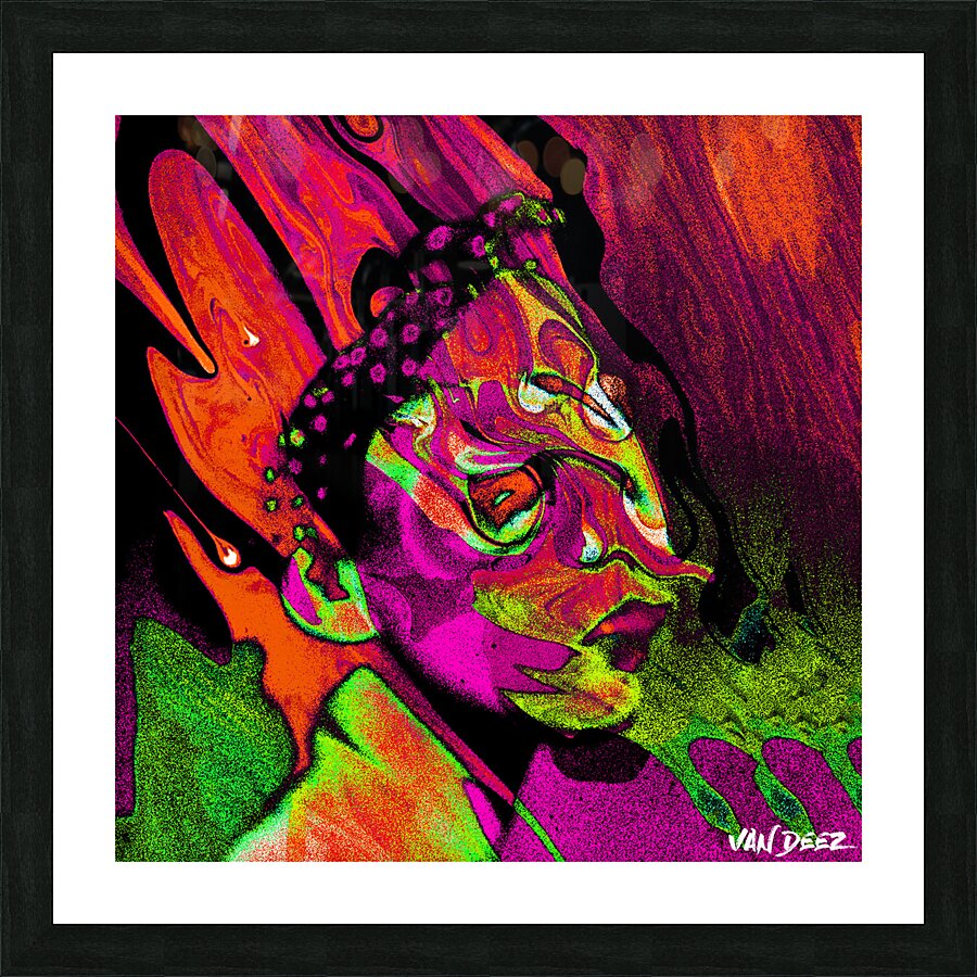 Van Dam Magera Mask Picture Frame print