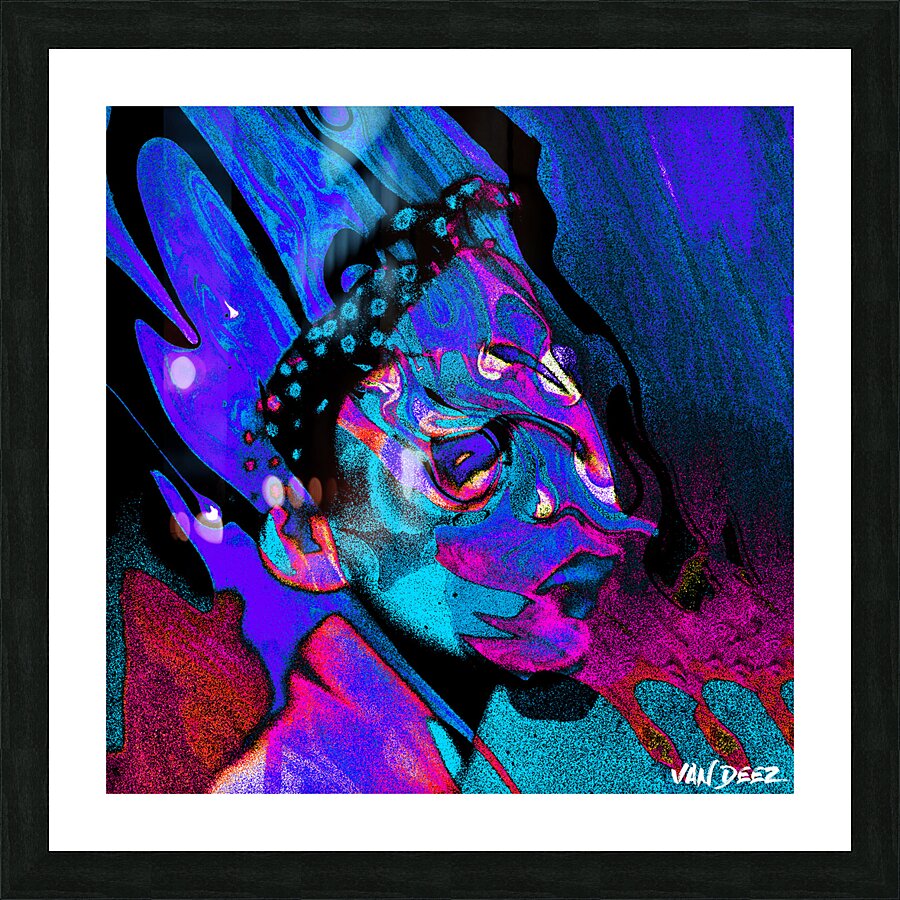 Van Dam Magera Mask Picture Frame print